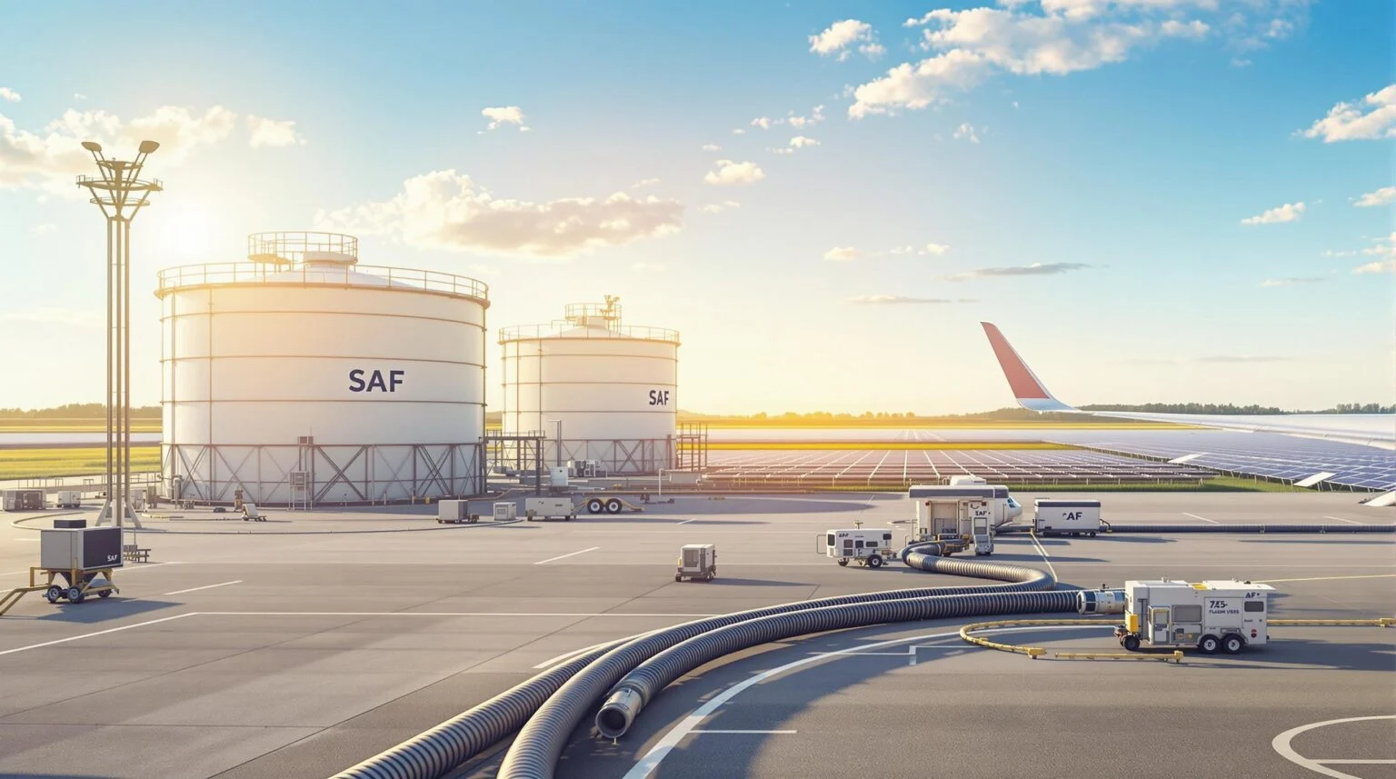 SAF storage and refueling infrastructure
